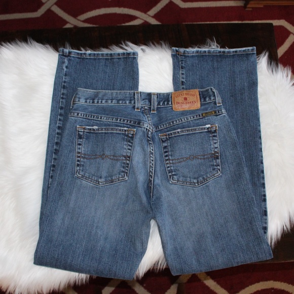 Lucky Brand, Dungarees button fly jeans  style 81LY060 size  6/ 28 - Picture 2 of 10